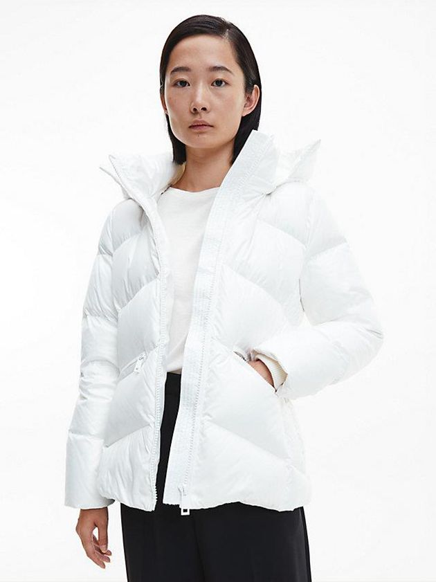 Calvin Klein USA Down Womens Jacket White 8567240-DO